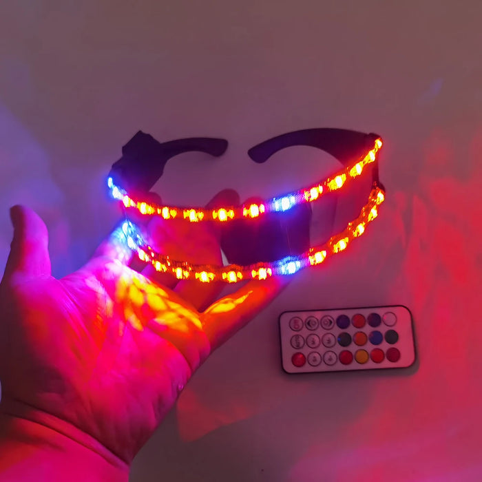 LED Glasses Sunglasses Goggles For Party Dancing Glowing LED Mask Rave Glasse EDM Party DJ Stage