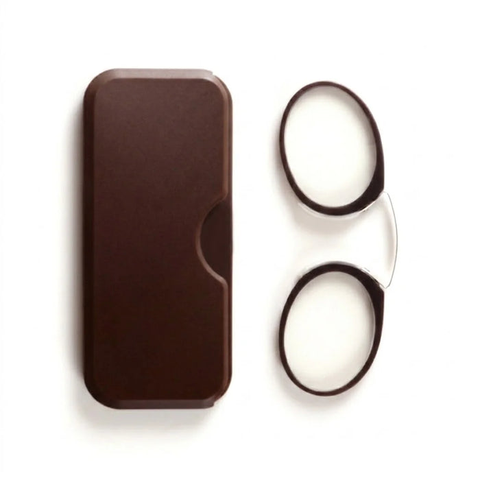 Portable Nose Clip Reading Glasses Men Women Mini Legless Presbyopic Eyeglasses Stick On Phone Case Wallet Pocket Reader Glasses
