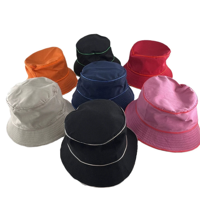 Solid Color Style Beach LED Cap Luminous Fisherman Hat El Wire Bucket Hats Glow In The Dark For Club Rave Party Wedding Props