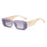 Colorful Square Sunglasses Women Wide Glasses Legs Men Travel Rectangle Shades Male Female Gafas Oculos Retro Brand UV400