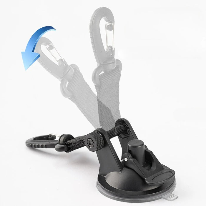 Heavy Duty Suction Cups Anchor with Hooks Outdoor Travel Camping Carabiner Organizer for Home Outdoor Camping Car Side Awning