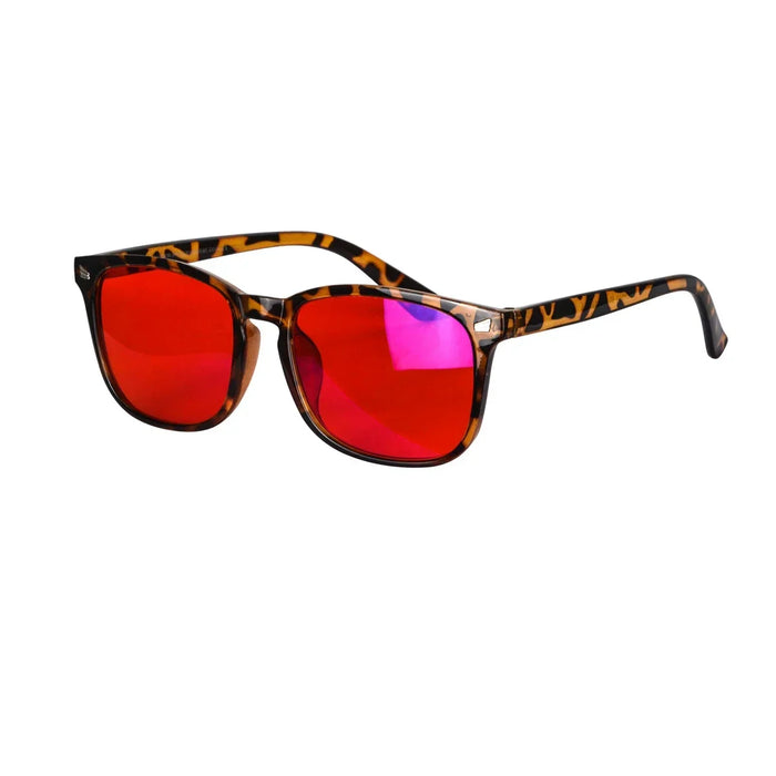 SHINU Men’s glasses blue light blocking computer glasses Yellow Orange lenses glasses for work game red lenses for better sleep