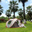 5-8 People Quick Opening Hand Throw Tent Waterproof Camping Boat Tent Outdoor Tent Fully Automatic Pop-Up