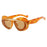 NEW Punk Oval Sunglasses 2000'S Women Men Y2K Hip Hop Luxury Brand Square Sun Glasses UV400 Unisex Shades Eyewear