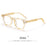 HBK  Square Flat Light Glasses for Men Women Retro TR Frame Eyeglass High-Quality Eyewear Minimalist Match Ideal Gifts