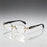 Gafas de lectura unisex cuadradas sin montura metálicas, estilo ejecutivo para una visión clara, diseño cómodo y ligero