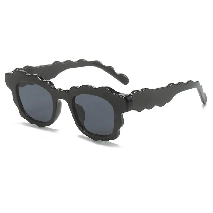 Gafas de sol cuadradas populares Ins para mujer, retro, estilo punk, de marca, tonos femeninos, protección UV400, gafas de sol de lujo para hombre, tendencia