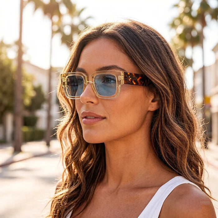 Small Square Sunglasses Women Men Travel Luxury Male Shades Female UV400 Brand Gafas Oculos Retro Designer