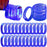 24 bracelets lumineux à LED clignotants pour poignet, bracelets phosphorescents pour fêtes, mariages et carnavals