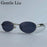 Vintage Small Frame Oval Sunglasses Women 2026 Luxury Trendy Steampunk Metal Sun Glasses For Lady Classic Outdoor UV400 Shades