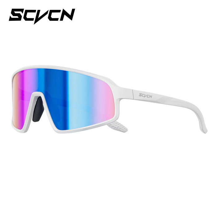 SCVCN New Sports Cycling Sunglasses UV400 Windproof Eyewear for MTB Road Bike Running Hiking Men Women Outdoor Sports Eyewear