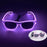 Nuevas gafas estilo Cyberpunk geniales, decoración de fiesta luminosa, gafas de sol LED que brillan, para fiestas en bares, raves y bailes