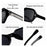 HBK New Fashion Polygon Men Sunglasses Small Frame Cupronickel Core Insert Leg Sun Glasses Outdoor Party Vacation Travel