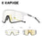 Kapvoe Photochromic Sunglasses Men Cycling Glasses UV400 MTB Clear Mountain Bike Transition Bicycle for Women Sports Eyewear