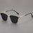 Lunettes de soleil carrées vintage en métal pour hommes et femmes, lunettes de protection UV400 tendance rétro unisexe