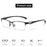 Progressive Multifocal Reading Glasses Men Half Photochromic Anti Blue Light Eyeglasses Multifunctional Near Far Dual Purpose