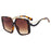 Fashion Irregular Square Sunglasses Women Brand Designer Metal Hinge Retro Eyewear Female Sun Glasses Shades UV400 Men Oculus