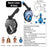 JUNHAIINS 180° View Full Face Snorkel Mask Scuba Diving Mask for Adult Goggles Underwater Transparent Swimming Sunshade Lens