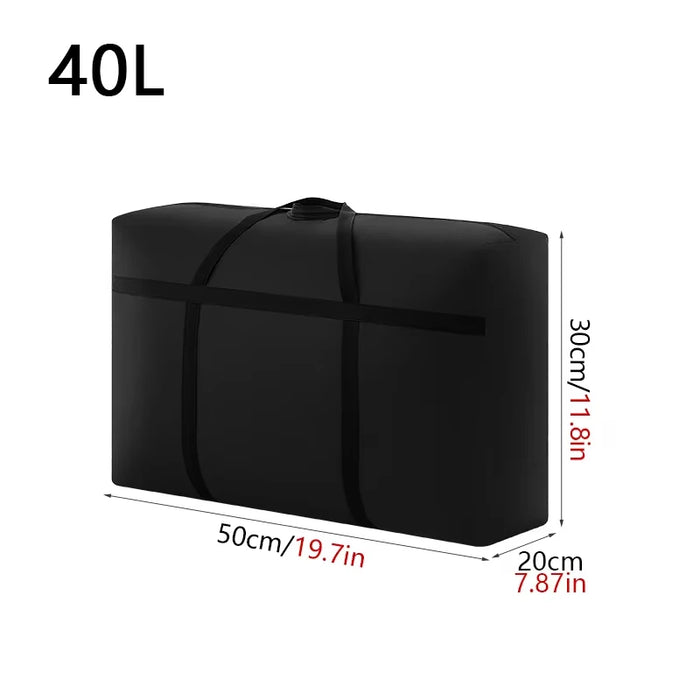 Bolsas de equipaje de mudanza impermeables extragrandes, bolsa de lavandería, bolsa de compras, bolsa de viaje plegable, organizador de edredones de gran capacidad