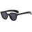Fashion Round Sunglasses Women Retro Luxury Oval Female Shades Rivets Punk Men Sun Glasses UV400