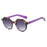 Ins Popular Fashion Round Women Punk Sunglasses Retro Rivets Men Trending Sun Glasses Gradient Shades UV400