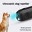 Portable Ultrasonic Dog Repeller 180mAh Rechargeable 23 40KHZ Long Distance Outdoor Deterrent Tool With Flash Light