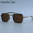 Steampunk Square Sunglasses Men 2026 Luxury Brand Polygon Metal Double Beam Sun Glasses For Male Driving Eyewear UV400 Shades
