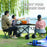 Large Weight Capacity Heavy Duty Wagon Cart Folding Wagon for Outdoor Garden Beach wagon Camping Equipment with Cup Holders