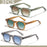 1/2/3 Pcs Wholesale New Square Retro Sunglasses Men Fashion Punk Sun Glasses Women Travel Eyewear Lunette De Soleil Femme UV400