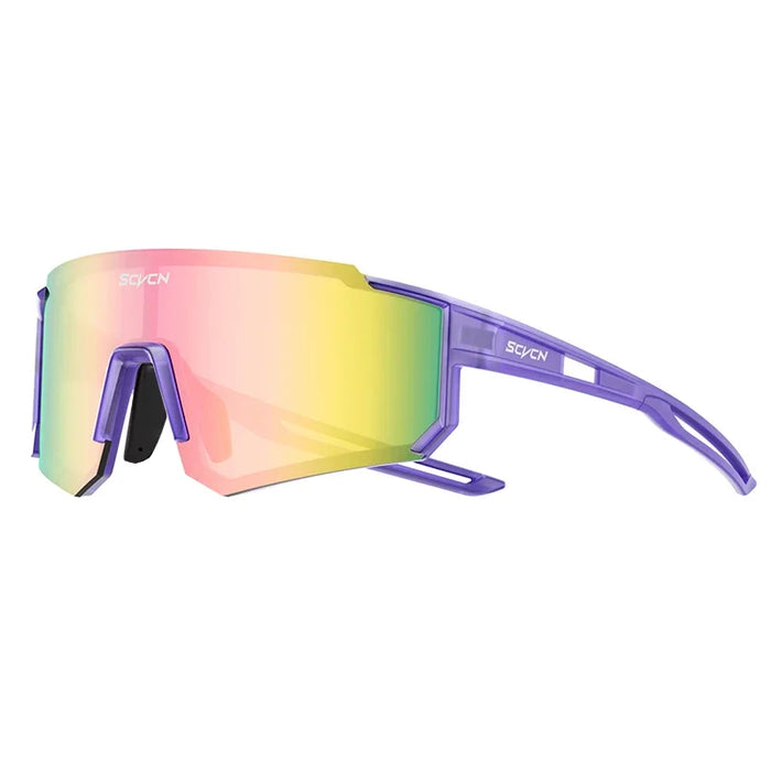 SCVCN Photochromic Cycling Glasses UV400 Protection Sports Running Sunglasses TR90 Men Women for MTB Bicycle Goggles Drving