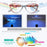 Cat's Eye Women's Anti-Blue Light Reading Glasses,, Floral Pattern Fashion Lightweight Frame, Diopter +0 ~ +4.5