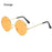 Novel Third Eye Round Metal Frame Sunglasses Chinese Style Erlang God Three Eyes Glasses Funny Party Halloween Cosplay Glasses