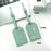 PU Leather Boarding Bag Tag Travel Luggage For Women Men Suitcase Identifier Label Baggage Name ID Address Holder Accessories