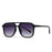 Ins Retro Double Bridge Square Women Sunglasses 2025 Fashion Leopard Print Gradient Lenses Men Trend Gafas de sol UV400
