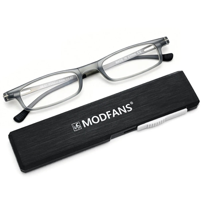 Reading Glasses Women Men TR90 Blue Light Blocking Anti UV/Eyestrain Foldable Compact Readers Ultra Thin Lightweight Folding