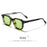 HBK Elegant Square Men's Sunglasses Fashion Frame Vintage Temple Tips Women's Travel Business Party Gift Glasses UV400