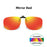 VIVIBEE Gafas de Sol con Clip Abatible Polarizadas para Hombre Cuadradas UV400 Fotocromáticas de Visión Nocturna para Mujer Clásicas con Clip de Espejo