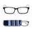 MODFANS Rectangular Classic Matte Frame, Solid-Color Temples, Reading Glasses for Men and Women, Prescription +1.0 to +4.0.
