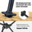 WESTTUNE Silla de camping portátil plegable con reposacabezas Sillas turísticas ligeras Silla de pesca de aleación de aluminio Muebles de exterior