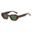 Nuevas gafas de sol rectangulares de lujo con estampado de leopardo retro para mujer 2025, diseño de color gelatina, tendencia de personalidad, gafas de hombre UV400