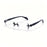 Gafas de lectura unisex cuadradas sin montura metálicas, estilo ejecutivo para una visión clara, diseño cómodo y ligero