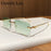 Fashion Small Rectangle Rimless Sunglasses Men 2026 Luxury Brand Square Frameless Metal Frame Cut Edge Eyewear For Male Shades