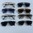 Steampunk Polygon Sunglasses Men 2026 Luxury Brand Designer Metal Frame Square Double Bridge Sun Glasses Vintage Driving Shades