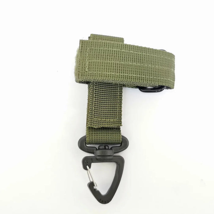Gancho Multiusos Táctico de Nailon para Exteriores, Clip de Seguridad para Guantes, Cuerda de Escalada, Hebilla Colgante para Acampada al Aire Libre