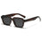 Ins Gafas de Sol Cuadradas de Moda Populares Mujer Retro VERDE Tonos UV400 Hombre Gafas de Sol de Tendencia