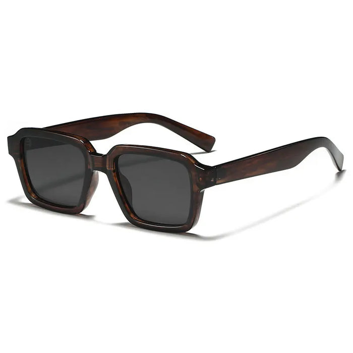 Ins Gafas de Sol Cuadradas de Moda Populares Mujer Retro VERDE Tonos UV400 Hombre Gafas de Sol de Tendencia