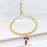 New Arrival Venezuela Flag Map Cross Copper Bead Bracelet Classic for Men's Women's Daily Party Zircon Jewelry National Day Gift