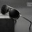 Metal Double Beam Box Retro Sunglasses for Men and Women, Unisex Business Driving, Casual Decoration