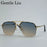 Gafas de sol retro cuadradas grandes para hombre 2026 de marca de lujo punk, gafas de sol de doble puente de metal, gafas steampunk clásicas, gafas de exterior