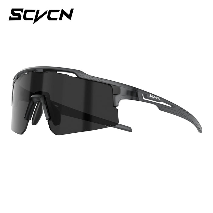 SCVCN Hiking Eyewear Women UV400 Photochromic Bike Riding Sunglasses Outdoor Men Sports MTB Goggles Running Climbing Hydrophobic